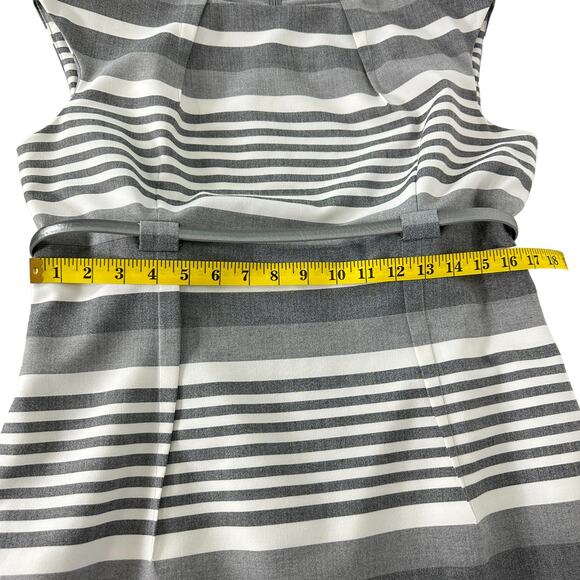 Calvin Klein Gray Striped Mini Dress - Picture 14 of 16